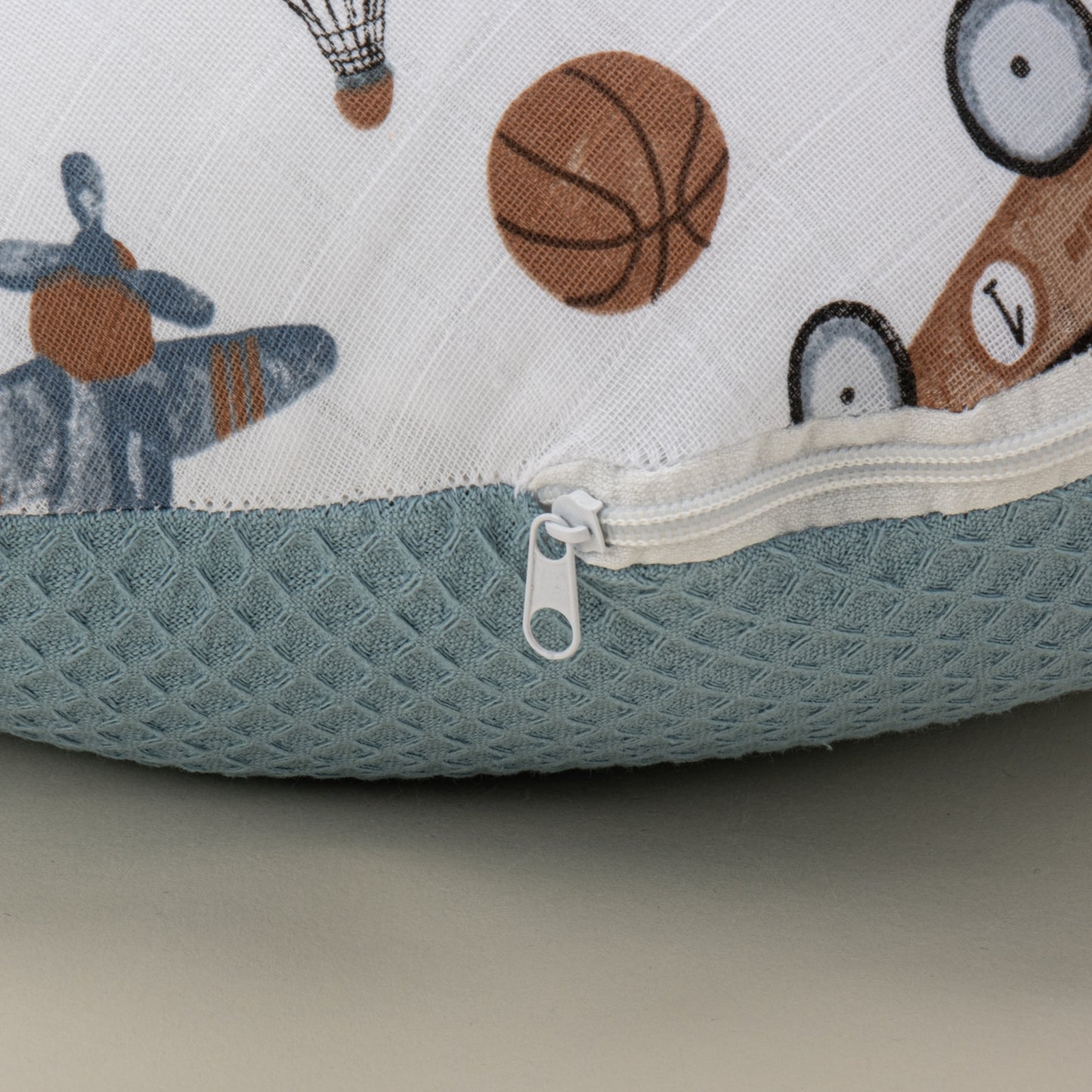 Emzirme Yastığı - Çift Taraflı - Petrol Mavisi Petek - Araçlar