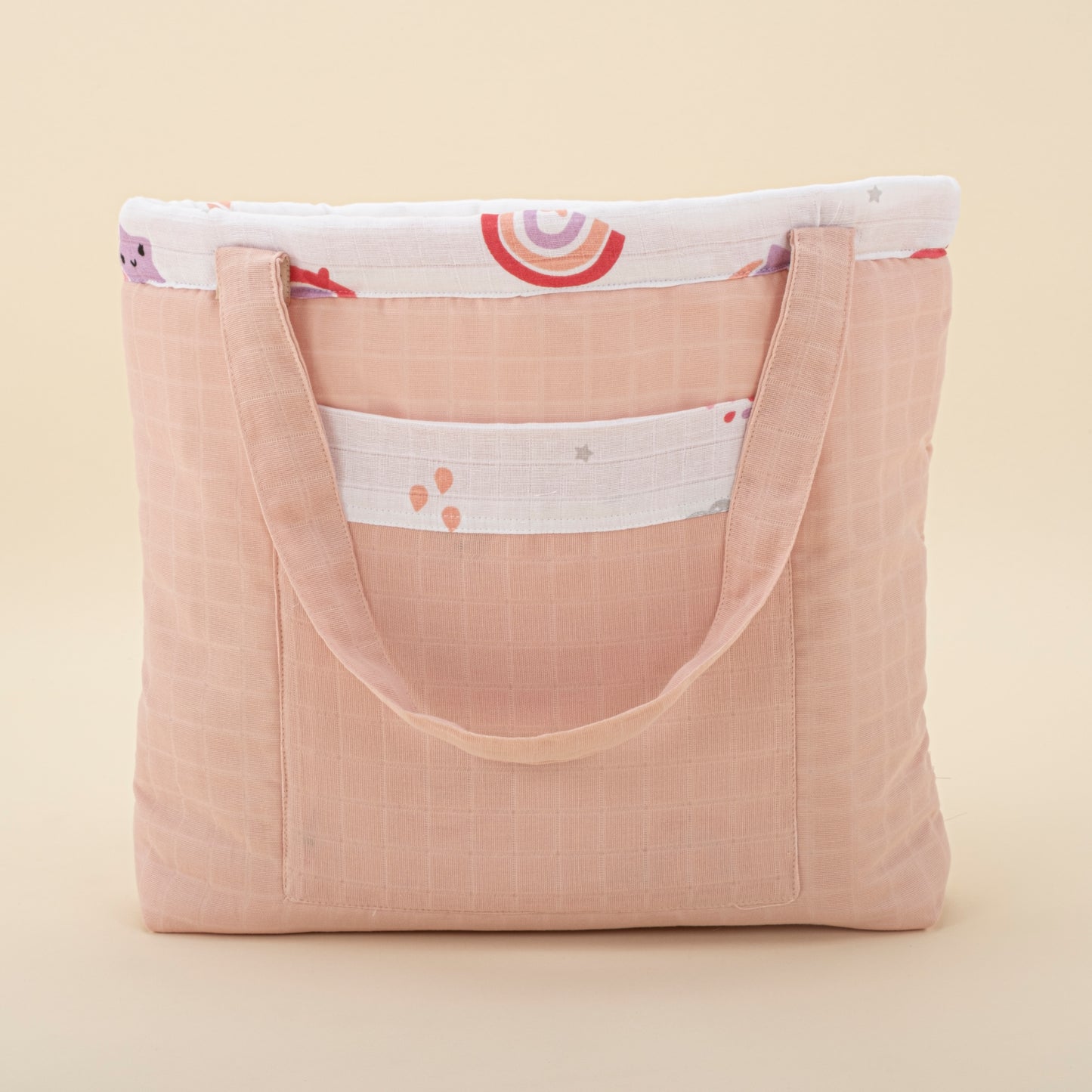 Bebek Bakım Çantası - Pembe Gökkuşağı