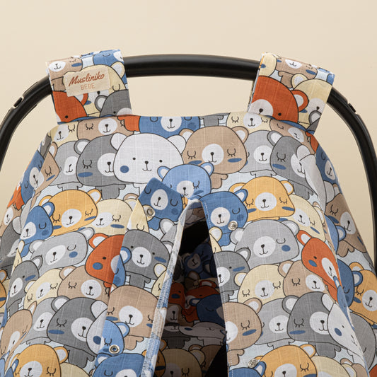 Puset Seti - Tek Taraflı - Renkli Ayıcıklar