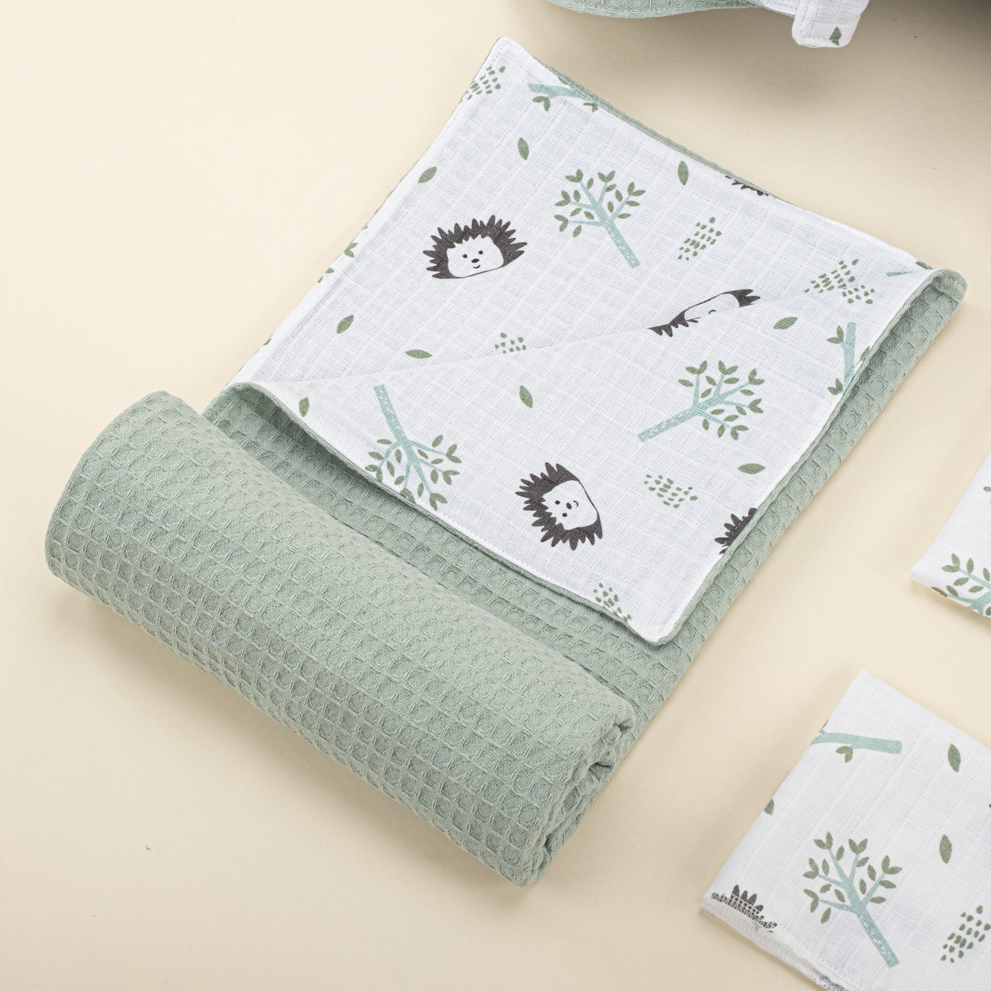 9 Parça Avantajlı Set - Çift Taraflı - Mint Petek - Kirpiler