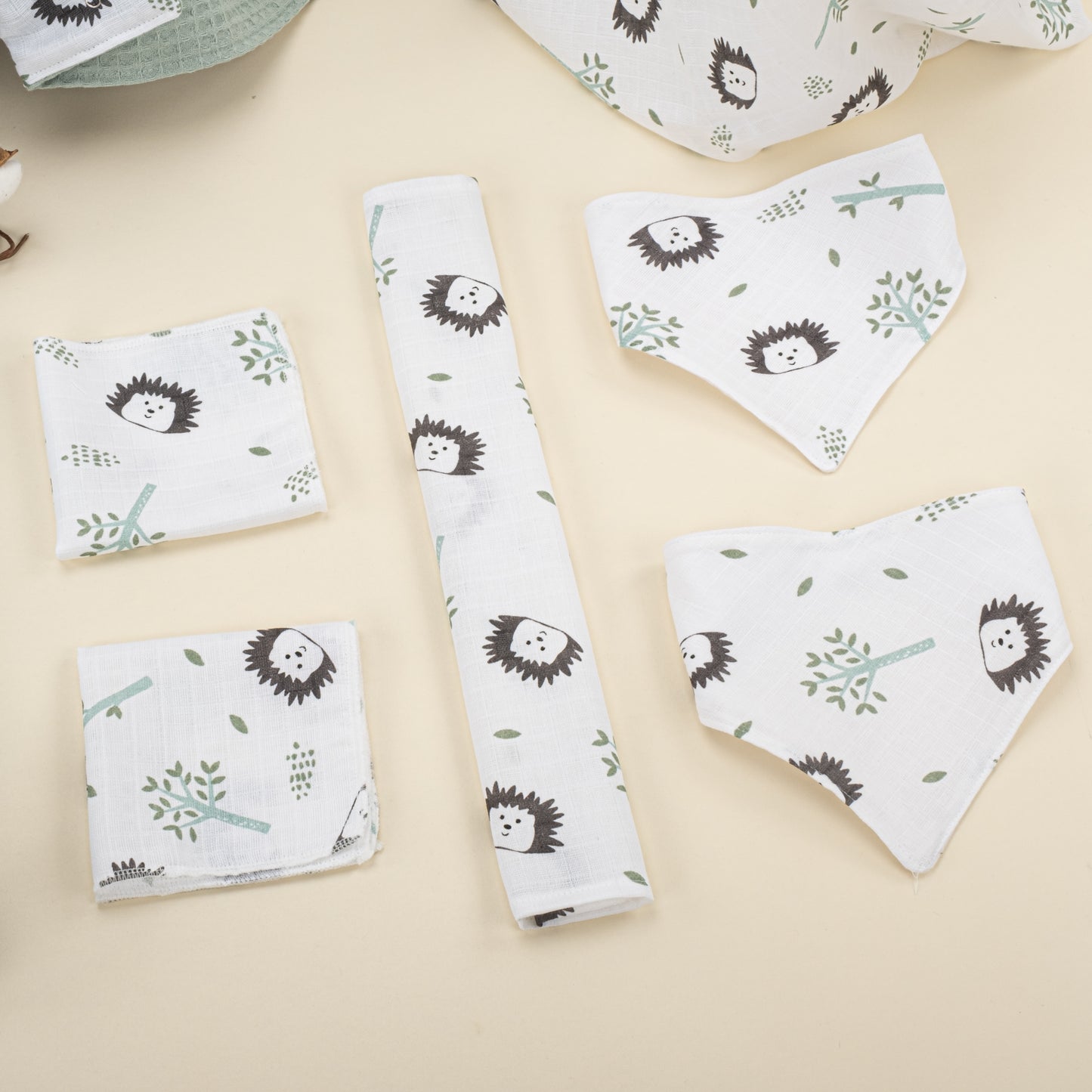 9 Parça Avantajlı Set - Çift Taraflı - Mint Petek - Kirpiler