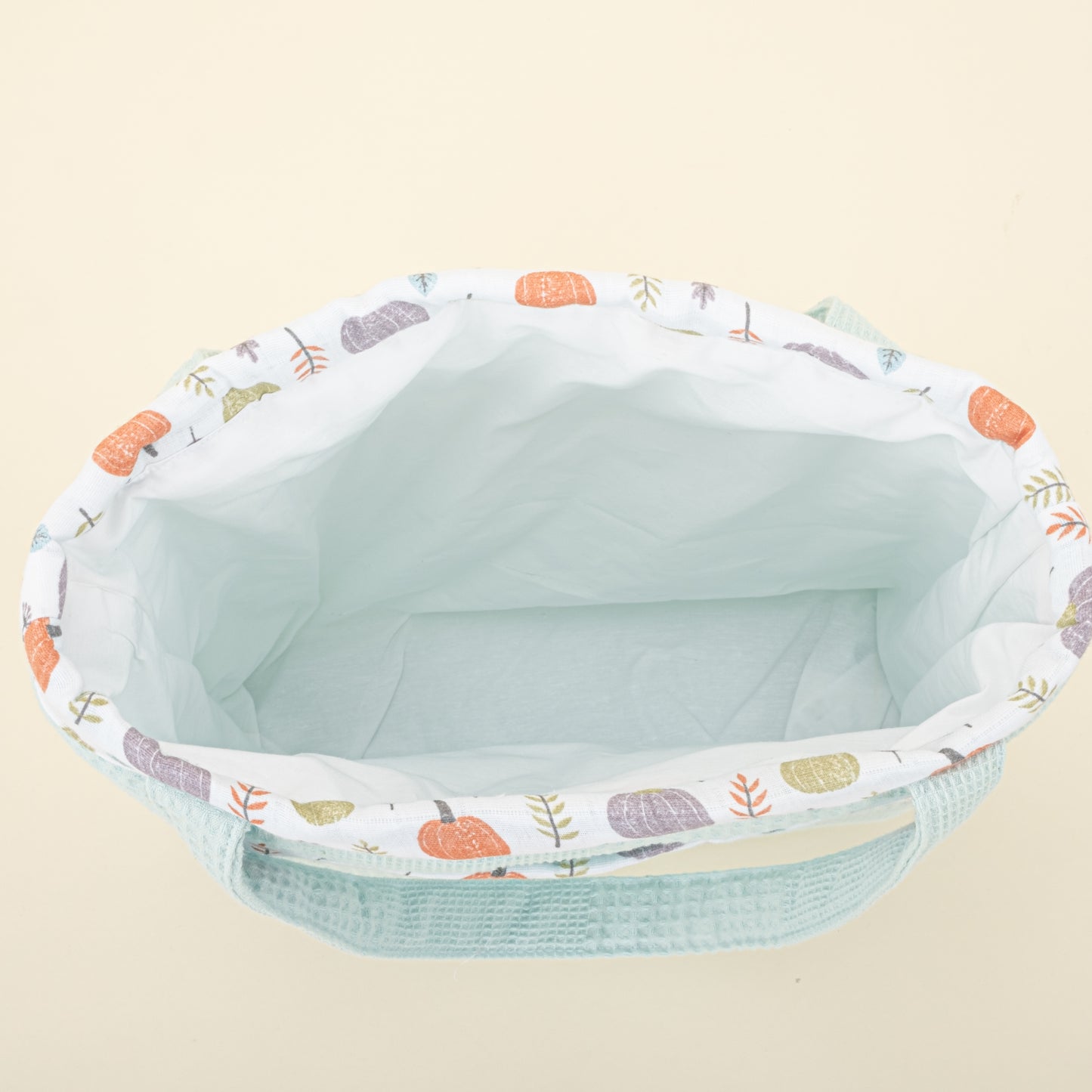 Bebek Bakım Çantası - Turkuaz Petek - Yeşil Balkabağı