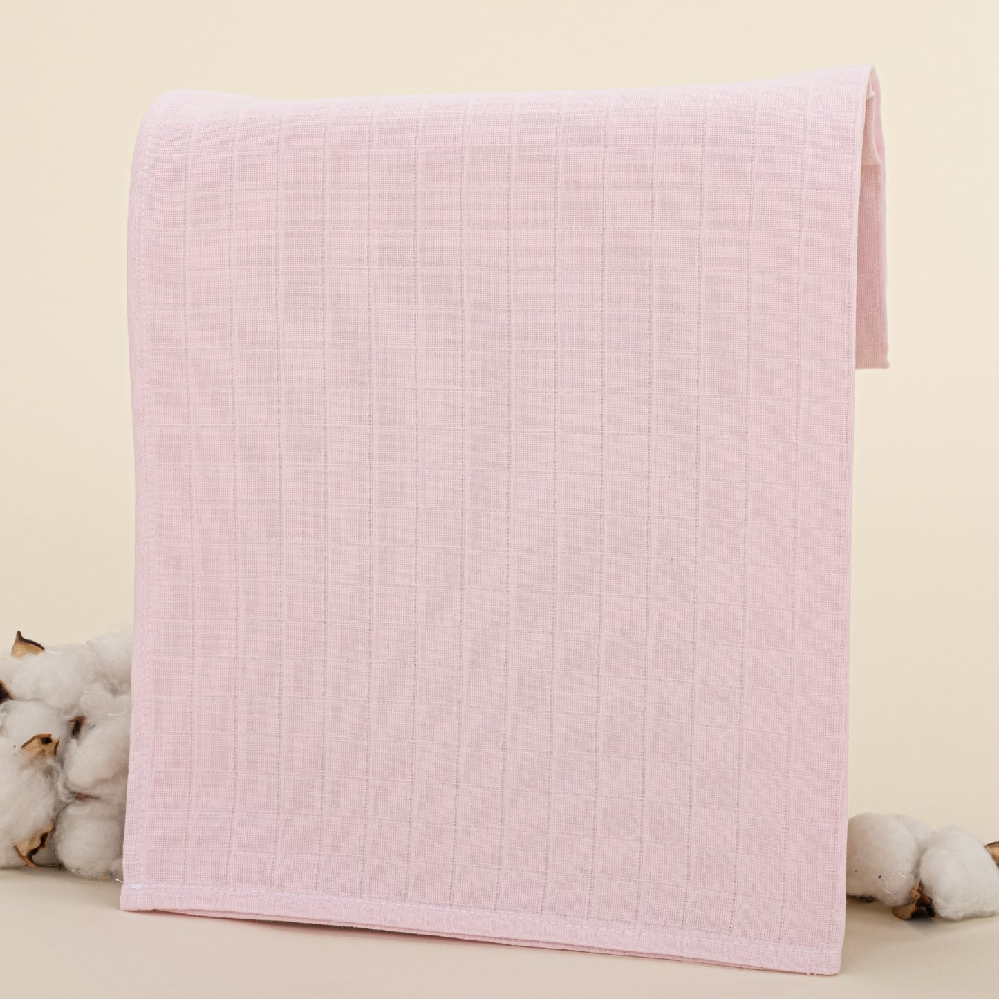 Müslin Örtü - Bebe Pembe Müslin