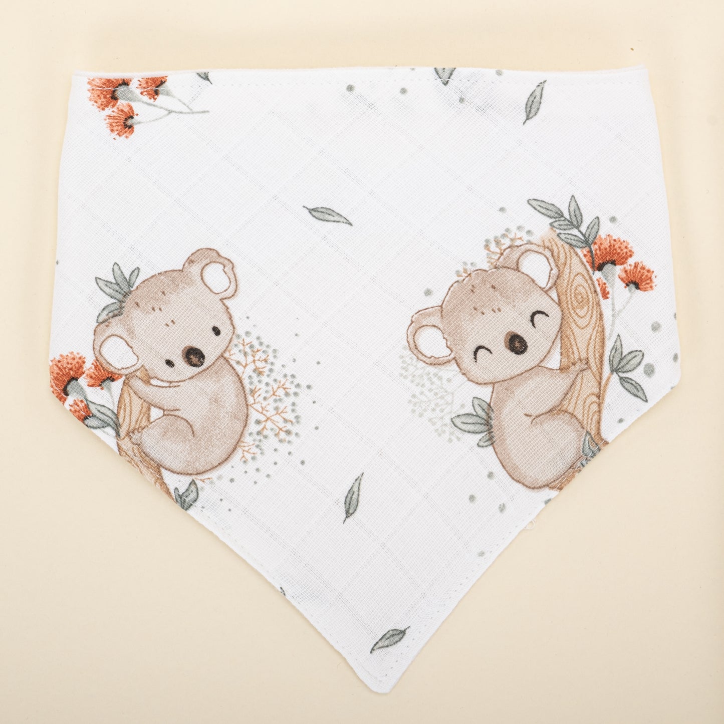 Önlük ve Mendil Seti - Tek Taraflı - Koala