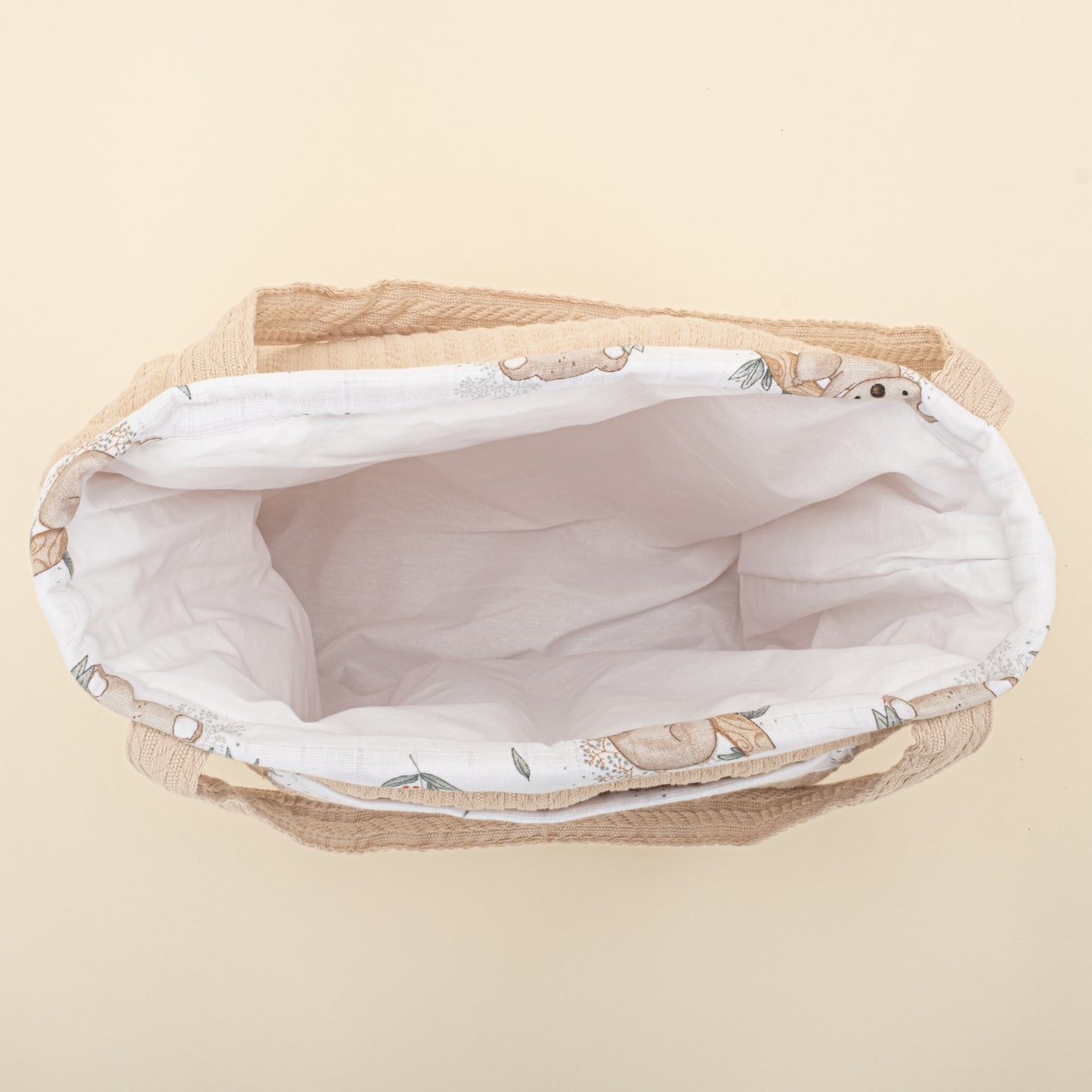 Bebek Bakım Çantası - Sütlü Kahve Örgü - Koala