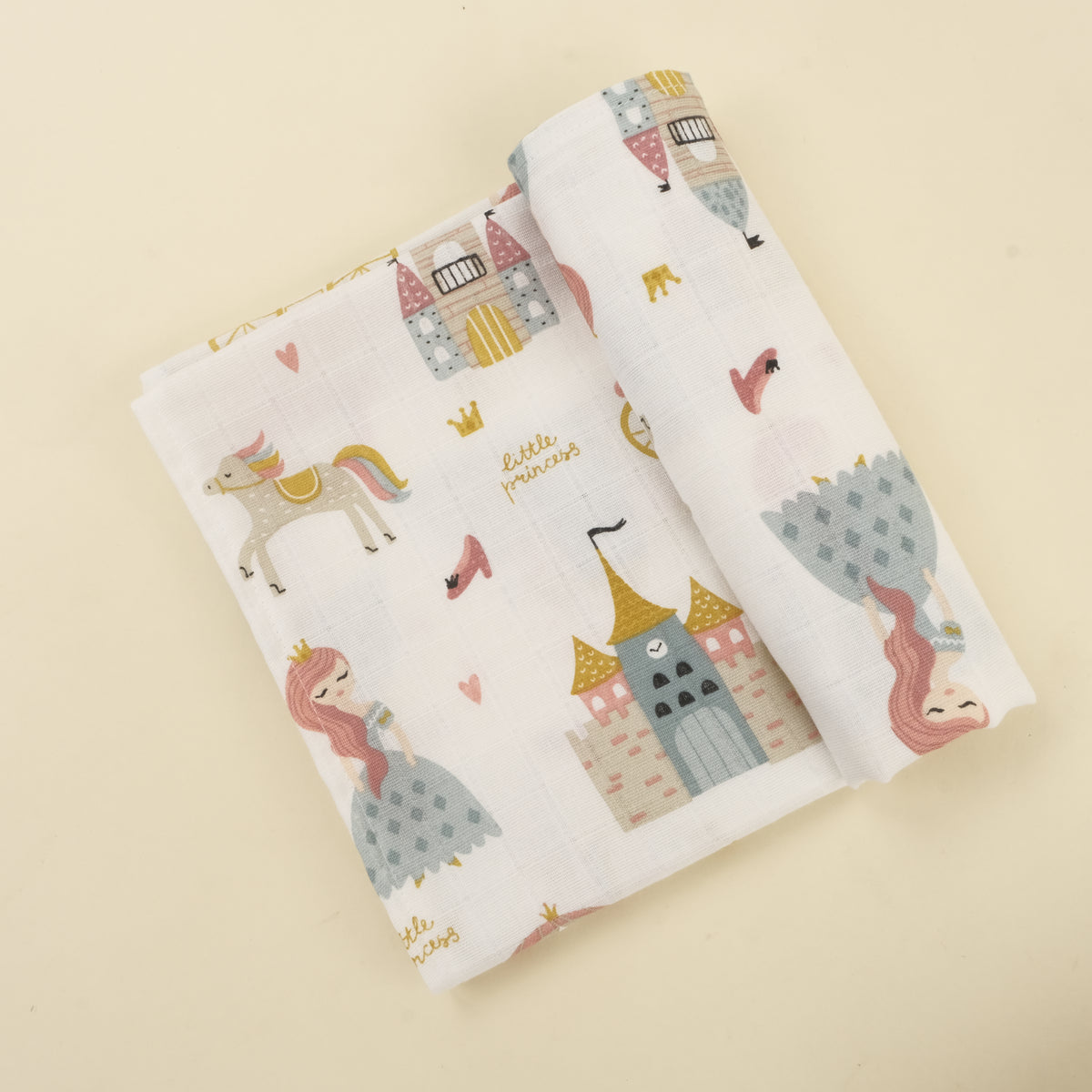 İndirimli Ürün - 3’lü Muslin Örtü Set - Yeşil Balkağı - Sarı Ev - Sindirella