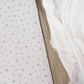 Bebek Muslin Nevresim Seti (Dört Katlı Muslin Battaniye , Yorgan Kılıfı , Yastık Kılıfı , Lastikli Çarşaf) - Mint Dört Katlı Muslin Battaniye - Toprak Muslin - Kahverengi Yıldız