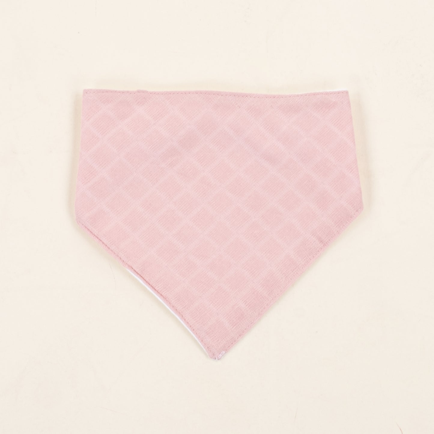 Önlük ve Mendil Seti - Çift Taraflı - Pudra Muslin - Yeşil Çiçekler