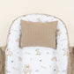 Babynest ve Yastık - Çift Taraflı - Toprak Muslin - Kahverengi Ördek
