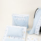 14 Parça Avantajlı Set - Çift Taraflı - Bebe Mavisi Muslin - Dino