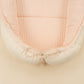 Babynest ve Yastık - Çift Taraflı - Somon Örgü - Krem Muslin