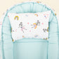 Babynest ve Yastık - Çift Taraflı - Su Yeşili Muslin - Balerin