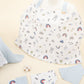 9 Parça Avantajlı Set - Çift Taraflı - Mavi Muslin - Mavi Kedi