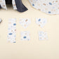 11 Parça Avantajlı Set - Çift Taraflı - Lacivert Örgü - Mavi Bulut