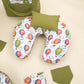 18 Parça Full Set - Fıstık Yeşili Muslin - Uçan Balonlar