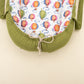 Babynest ve Yastık- Çift Taraflı - Fıstık Yeşili Muslin - Uçan Balonlar