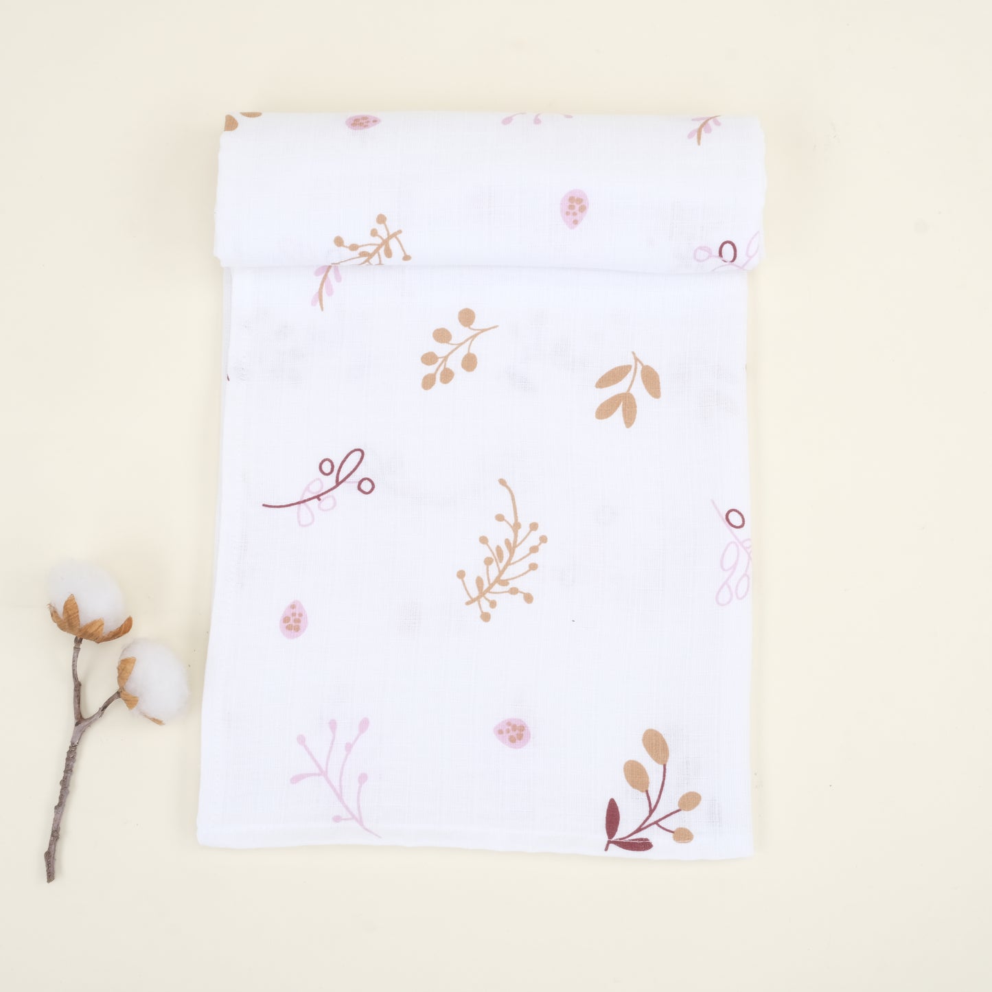 Müslin Örtü - Pastel Bahce