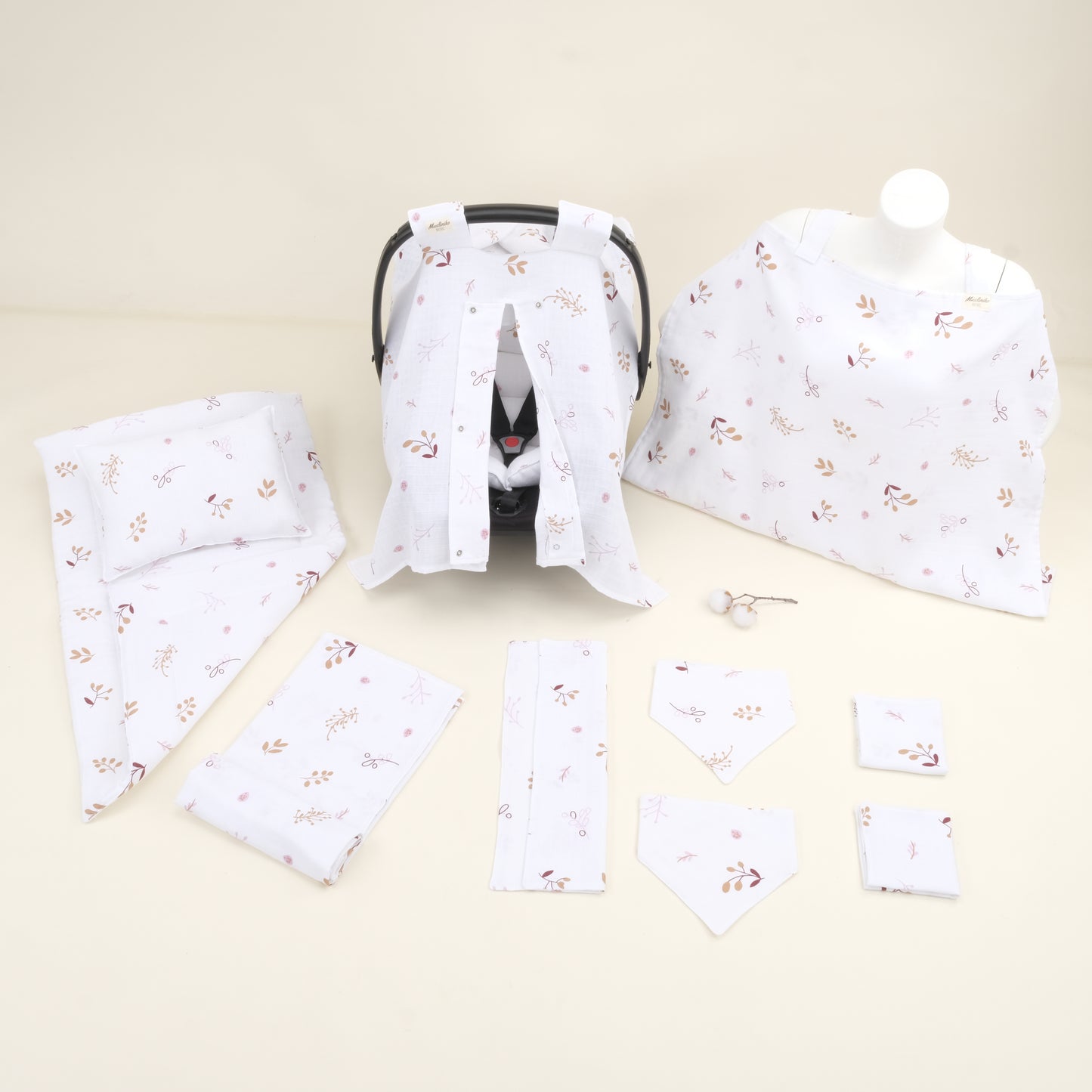 11 Parça Avantajlı Set - Tek Katlı - Pastel Bahce