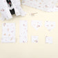 9 Parça Avantajlı Set - Tek Taraflı - Pastel Bahce