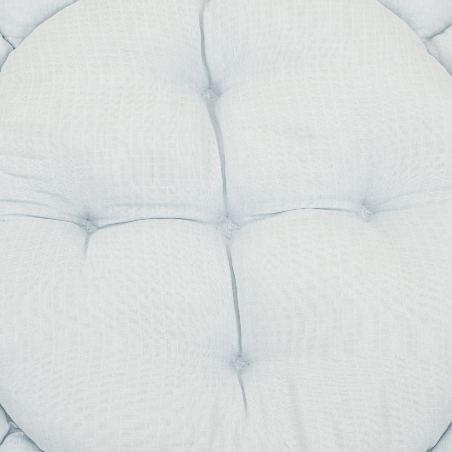 Yuvarlak Babynest ve Yastık - Çift Taraflı - Bebe Mavi Muslin - Mavi Kedi
