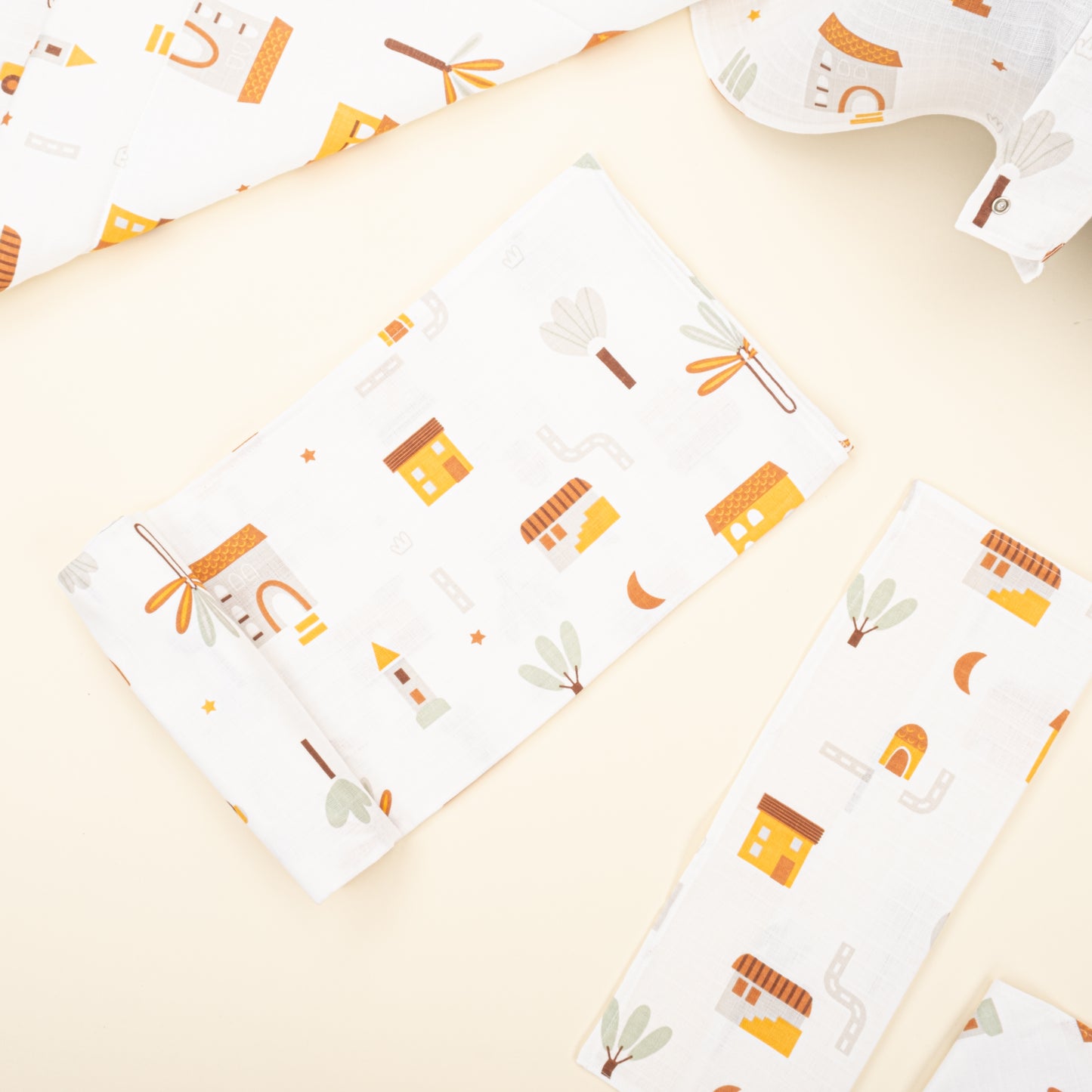 11 Parça Avantajlı Set - Tek Katlı - Sarı Ev