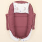 Babynest ve Yastık - Çift Taraflı - Mürdüm Örgü - Pastel Gökkuşağı