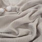 3 lü Bebek Muslin Kundak Set - Dört Katlı Püsküllü Gri - İki Katlı Bebe Mavi - Araçlar