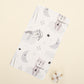 5'li Omuz Mendili Set - Gri Muslin - Aydede