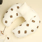 9 Parça Çift Taraflı Muslin Setler - İki Katlı Bear - Krem Muslin