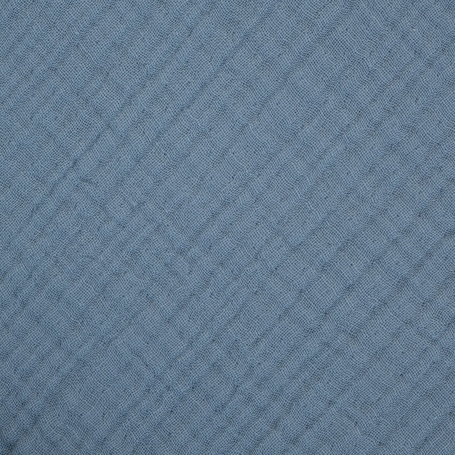 Dört Katlı Organik Muslin - Mavi