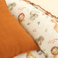 Babynest ve Yastık - Çift Taraflı - İki Katlı Safari - Kiremit Muslin