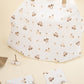 9 Parça Avantajlı Set - Çift Taraflı - Toprak Muslin - Kahverengi Arabalar