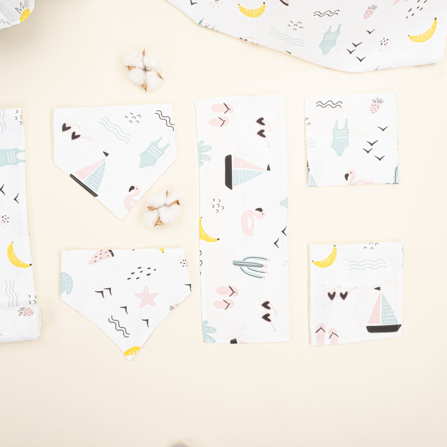 9 Parça Avantajlı Set - Tek Taraflı - Plaj