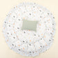 Yuvarlak Babynest ve Yastık - Çift Taraflı - Mint Örgü - Kuş