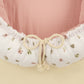 Babynest ve Yastık - Çift Taraflı - Çiçekler - 4 Katlı Pudra Muslin