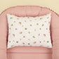 Babynest ve Yastık - Çift Taraflı - Çiçekler - 4 Katlı Pudra Muslin