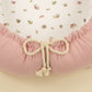 Babynest ve Yastık - Çift Taraflı - Çiçekler - 4 Katlı Pudra Muslin