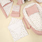 18 Parça Full Set - Çift Taraflı - Çiçekler - 4 Katlı Pudra Muslin
