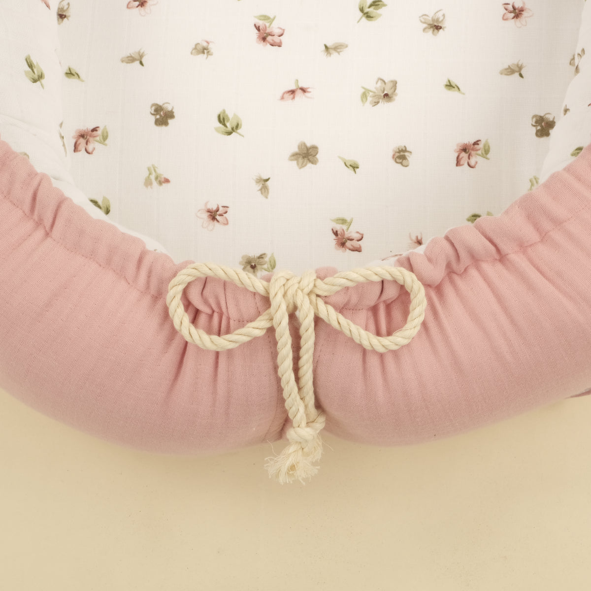 9 Parça Çift Taraflı Muslin Setler - Çiçekler - 4 Katlı Pudra Muslin
