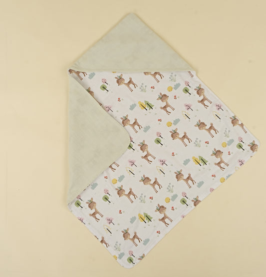 Muslin Kundak - İki Katlı Mint - Ceylan