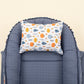Babynest ve Yastık - Çift Taraflı - İndigo Muslin - Mavi Balkabağı
