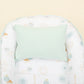 Babynest ve Yastık - Çift Taraflı - Su Yeşili Muslin - Su Yeşili Güneş