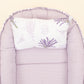 Babynest ve Yastık - Çift Taraflı - Lila Muslin - Lavanta
