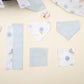 11 Parça Avantajlı Set - Çift Taraflı - Bebe Mavi Muslin - Mavi Güneş