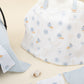 9 Parça Avantajlı Set - Çift Taraflı - Bebe Mavi Muslin - Mavi Güneş