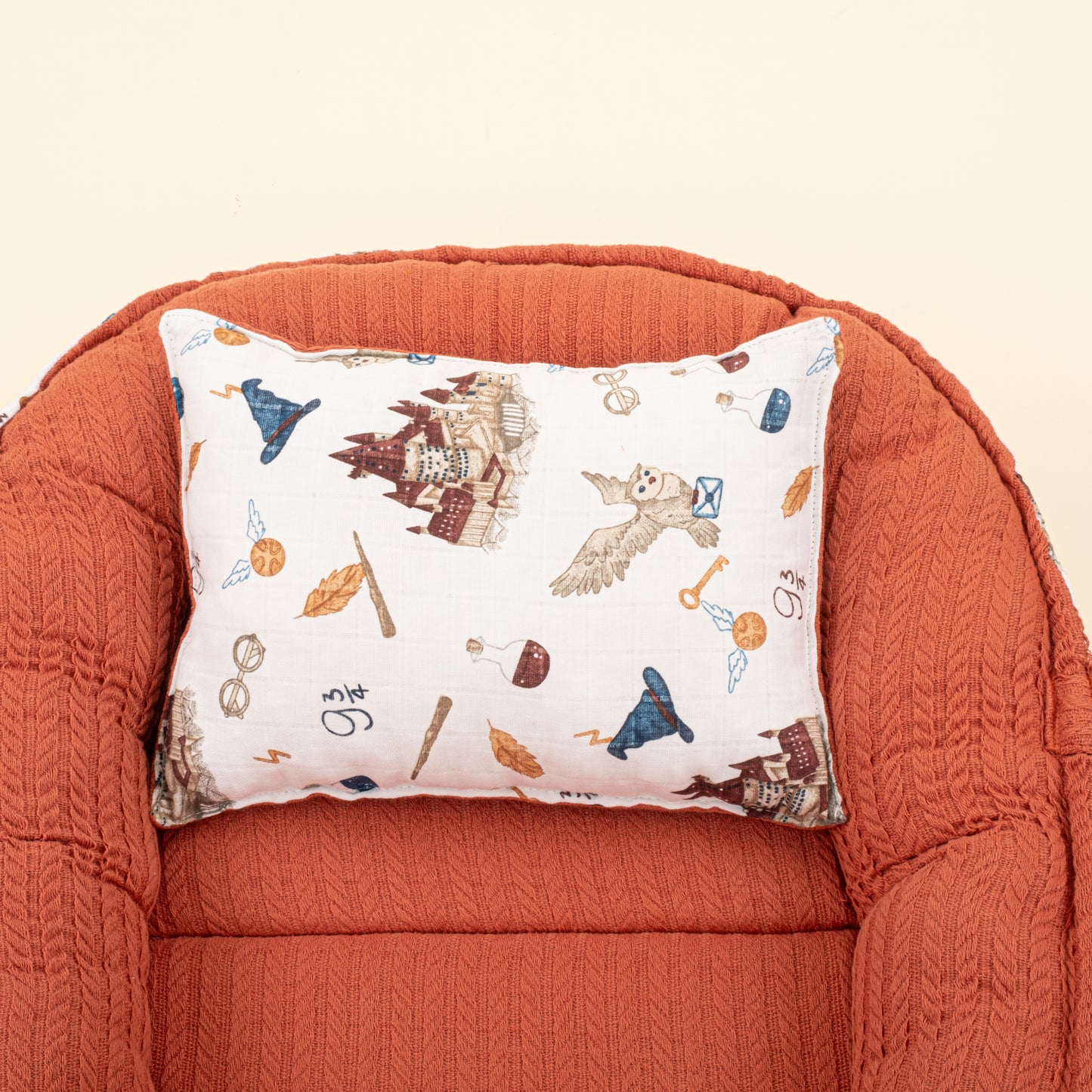 Babynest  ve Yastık- Çift Taraflı - Kiremit Örgü - Harry