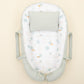 Babynest - Çift Taraflı - Mint Petek - Su Yeşili Güneş