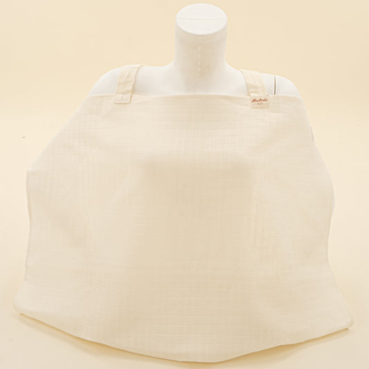 Çift Katlı Muslin Emzirme Önlüğü - Krem Muslin