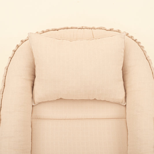 Babynest ve Yastık - Kumsal Beji Muslin