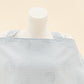 Çift Katlı Muslin Emzirme Önlüğü - Bebe Mavisi Muslin - Mavi Gökkuşağı
